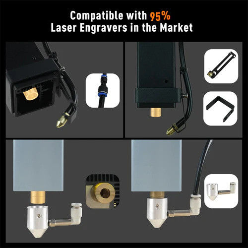 Εναλλακτικός ρεύμα 110V / 220V Laser Engraver Air Assist Pump 30L/Min Laser Air Assist Kit