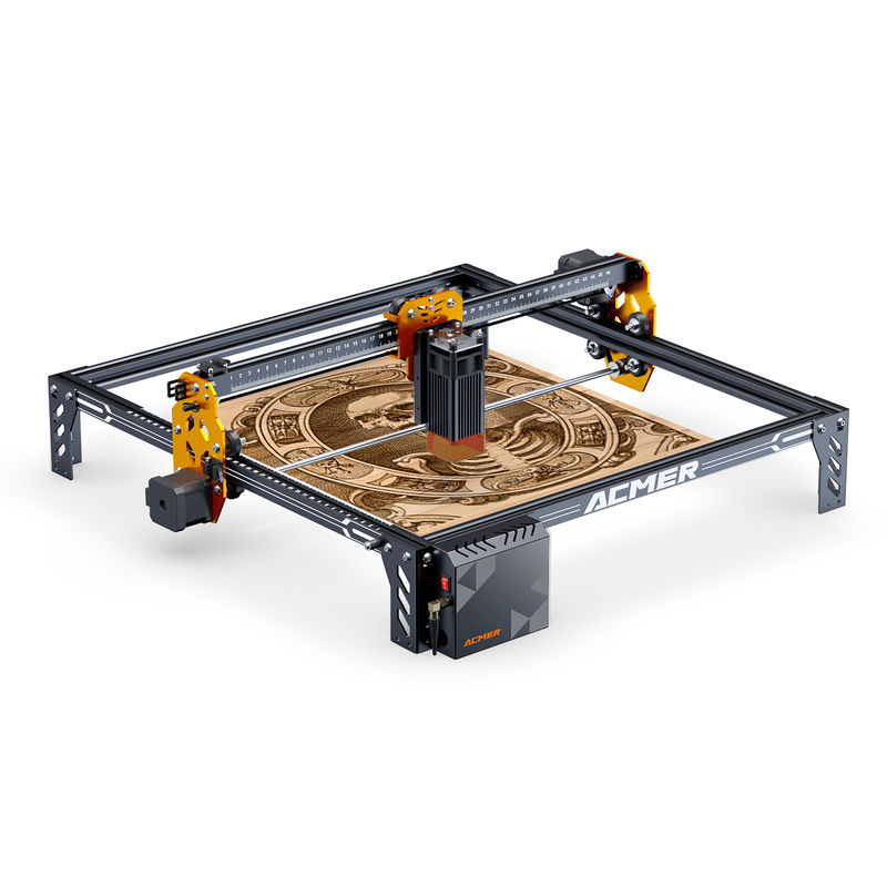 ACMER P1S Pro 6W High Precision Laser Engraving Machine 24V 3A DC Diode Laser Ηλεκτρονική μηχανή για χαρακτική με λέιζερ υψηλής ακρίβειας