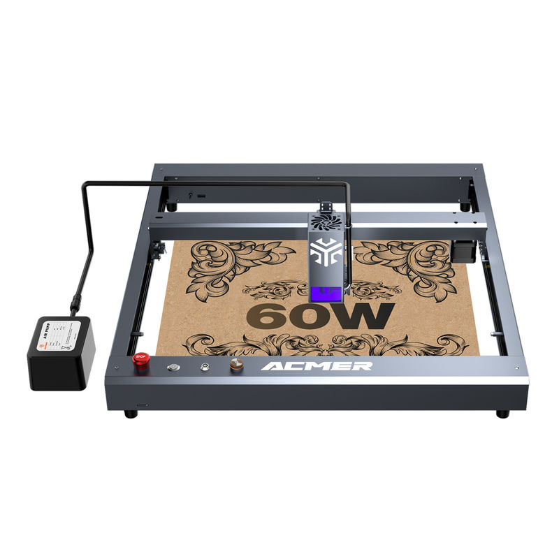 ACMER P2 60W - 68W Desktop Laser Graving Machine DC 24V 6A / 8A Μεγάλη ταχύτητα