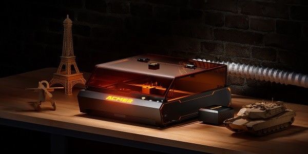 Κλειστό Δύο Laser Graver 2W Φυτικές ίνες και IR & Diode 96W Δύναμη 400 * 390mm Εργασιακή περιοχή