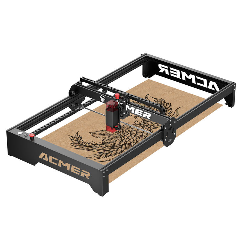Επεξεργαστής λέιζερ ACMER P1 10W 20W Y-άξονας Συσκευή επέκτασης Y-άξονας Εργασιακή περιοχή αυξήθηκε κατά 200%