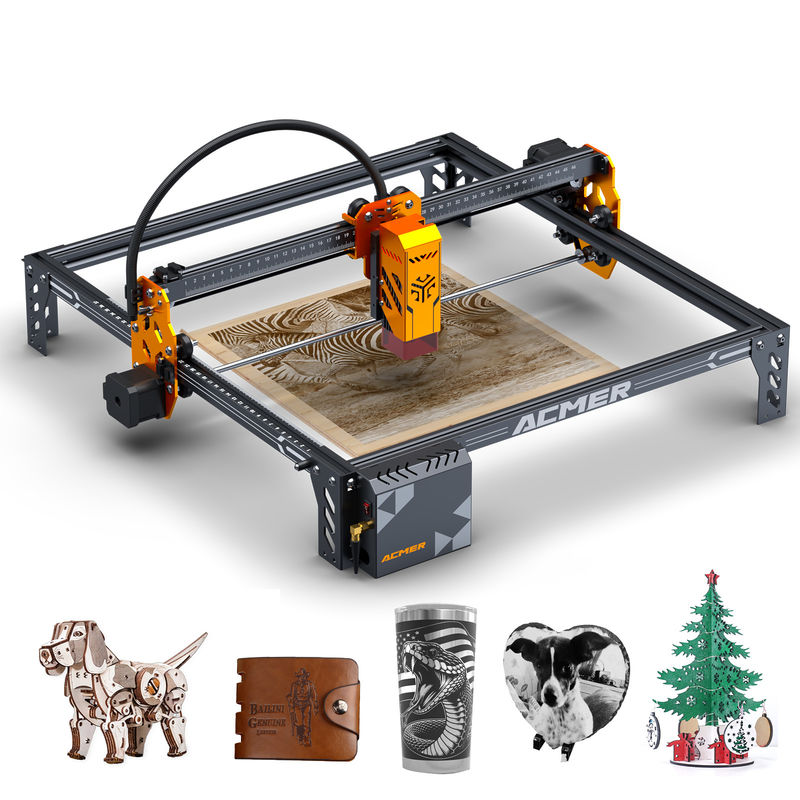 ACMER P1 S Pro 6W High Precision Laser Engraver, μεγέθος σημείου 0,06*0,08mm,
