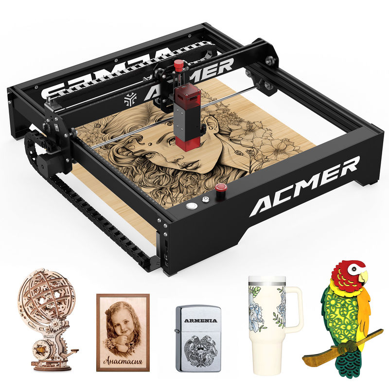 ACMER P1 10W Laser Graver 10000mm/min Υψηλής Ταχύτητας Μηχανή Έκγραφης Λάζαρ, 20W Λάζαρ