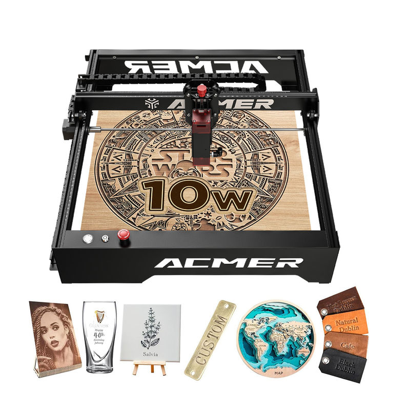 ACMER P1 10W Laser Graver 10000mm/min Υψηλής Ταχύτητας Μηχανή Έκγραφης Λάζαρ, 20W Λάζαρ