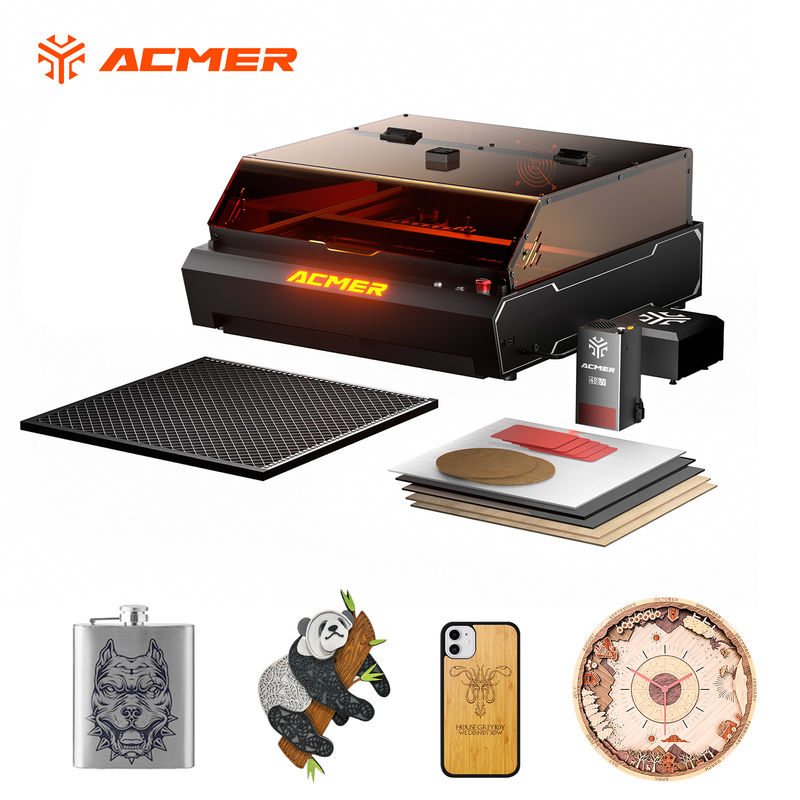 ACMER P3 Δύο διόδων Laser Cutter Laser Cutting Graving Machine με βοηθήματα άντλησης αέρα για την χαραγή προφίλ αλουμινίου
