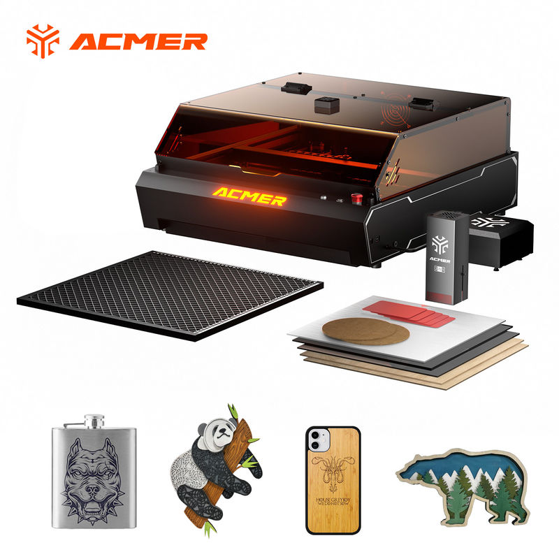 Η ACMER P3 είναι μια μηχανή κοπής με ακρίβεια 96W IR Diode Laser 0.01mm ακρίβεια κίνησης για ακρυλικό