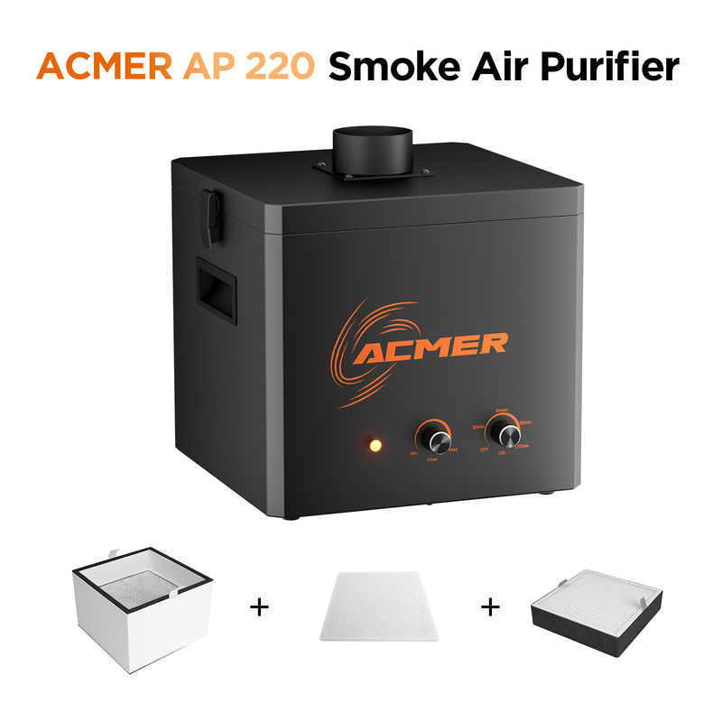 ACMER AP220 Καθαριστής αέρα καπνού Λήψη λέιζερ